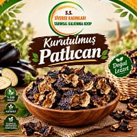 Siverek Kadın Kooperatifi Kurutulmuş Patlıcan 50 Adet