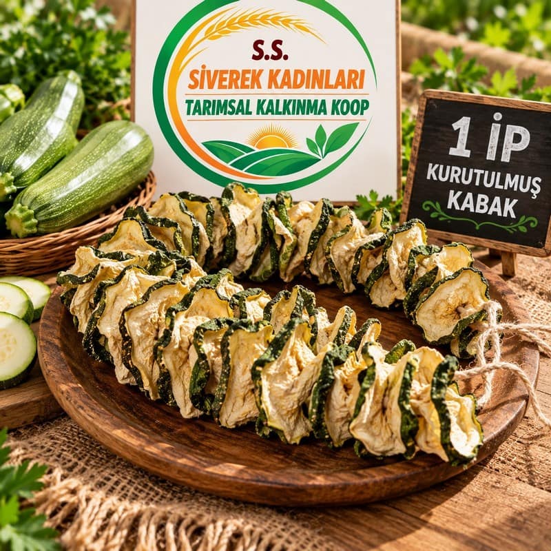 Siverek Kadın Kooperatifi Kurutulmuş Kabak 1 İp