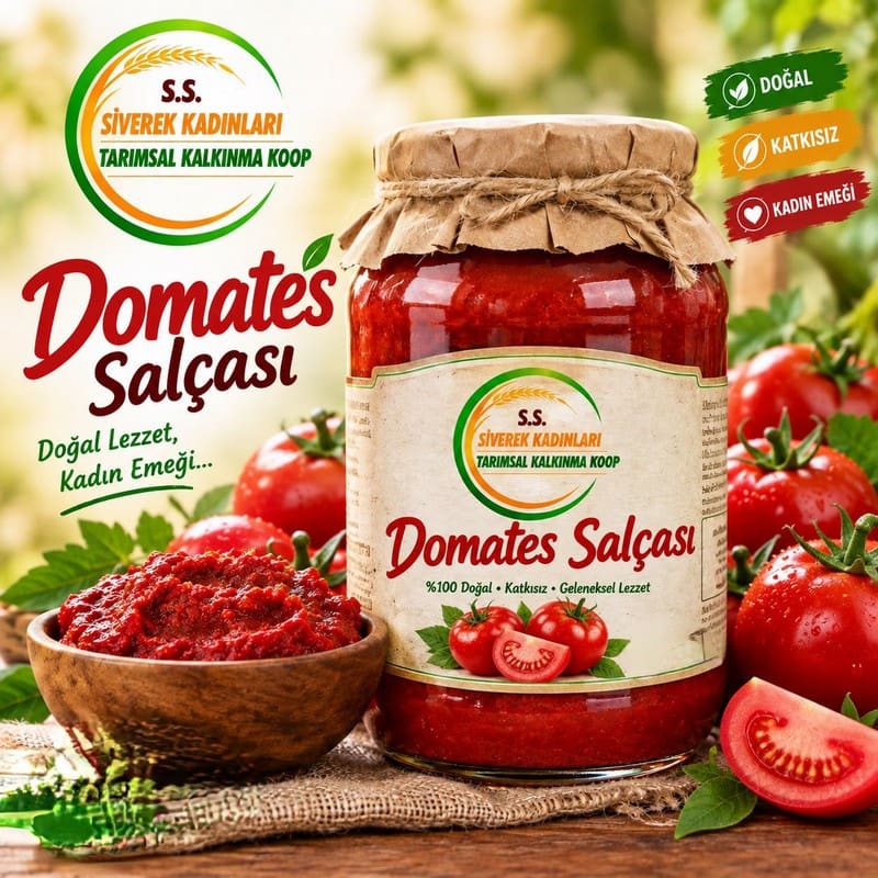 Siverek Kadın Kooperatifi Domates Salçası 720 Gram